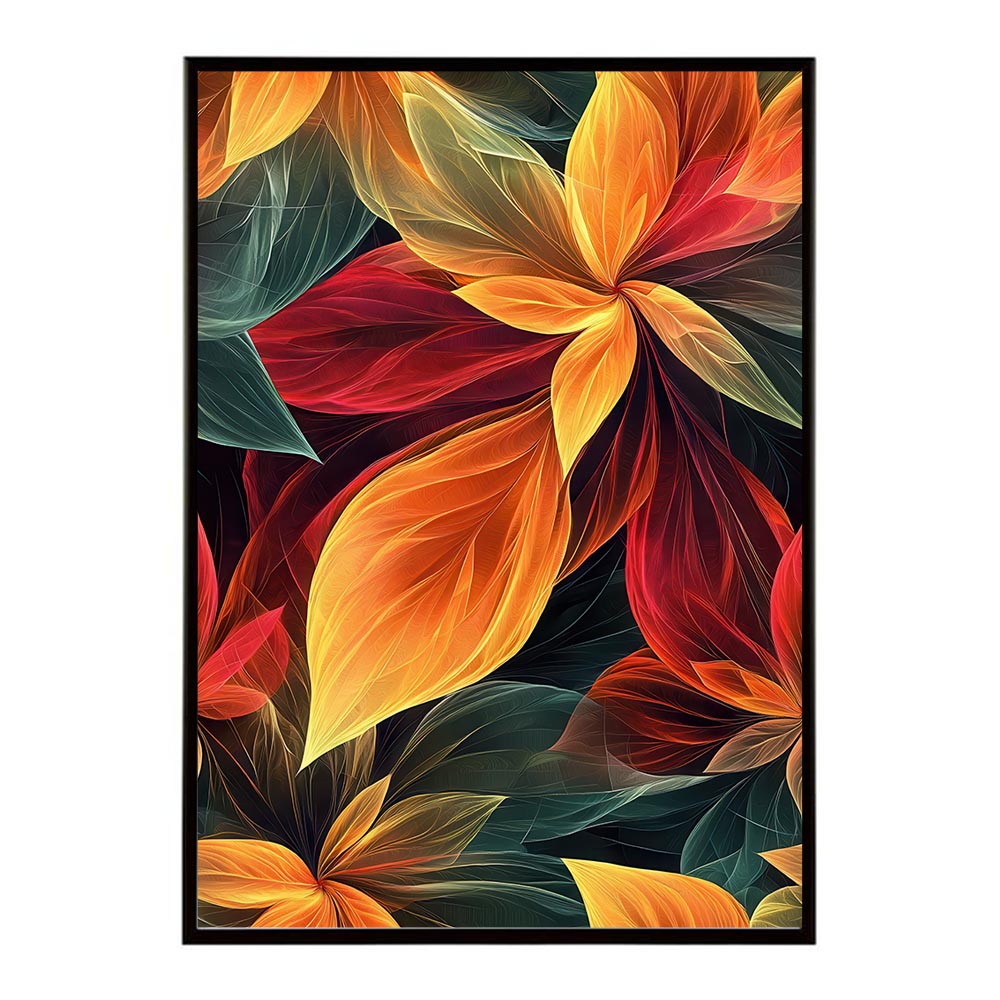 アーティスティックフラワー ポスター 花 絵画 アート 画家 名画 コンセプトアート 油絵 水彩画 絵具 花柄デザイン インテリア雑貨 壁飾り 北欧風 モダンアート フラワーアート 【lh-poster-11149】