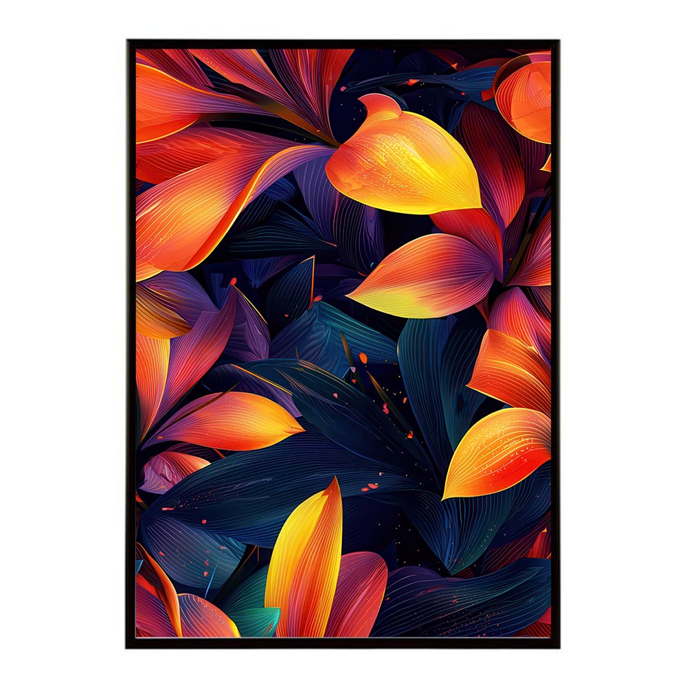 アーティスティックフラワー ポスター 花 絵画 アート 画家 名画 コンセプトアート 油絵 水彩画 絵具 花柄デザイン インテリア雑貨 壁飾り 北欧風 モダンアート フラワーアート 【lh-poster-11155】