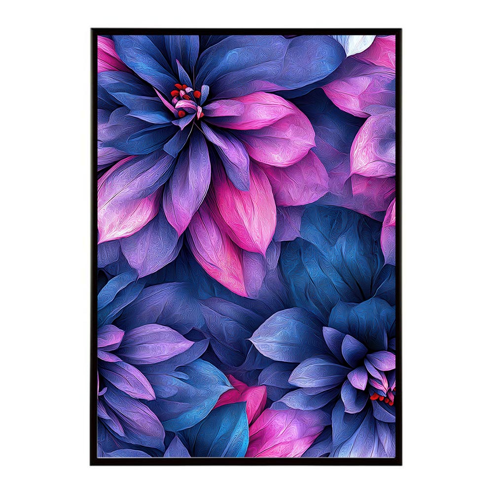 アーティスティックフラワー ポスター 花 絵画 アート 画家 名画 コンセプトアート 油絵 水彩画 絵具 花柄デザイン インテリア雑貨 壁飾り 北欧風 モダンアート フラワーアート 【lh-poster-11167】