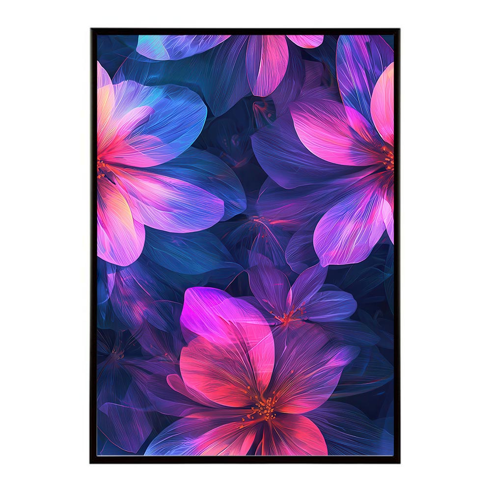 アーティスティックフラワー ポスター 花 絵画 アート 画家 名画 コンセプトアート 油絵 水彩画 絵具 花柄デザイン インテリア雑貨 壁飾り 北欧風 モダンアート フラワーアート 【lh-poster-11191】