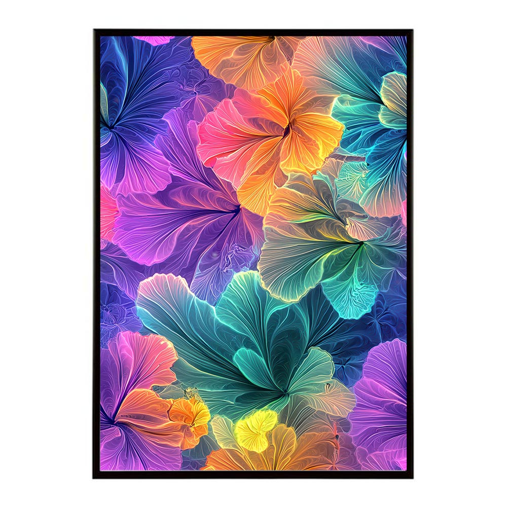 アーティスティックフラワー ポスター 花 絵画 アート 画家 名画 コンセプトアート 油絵 水彩画 絵具 花柄デザイン インテリア雑貨 壁飾り 北欧風 モダンアート フラワーアート 【lh-poster-11203】