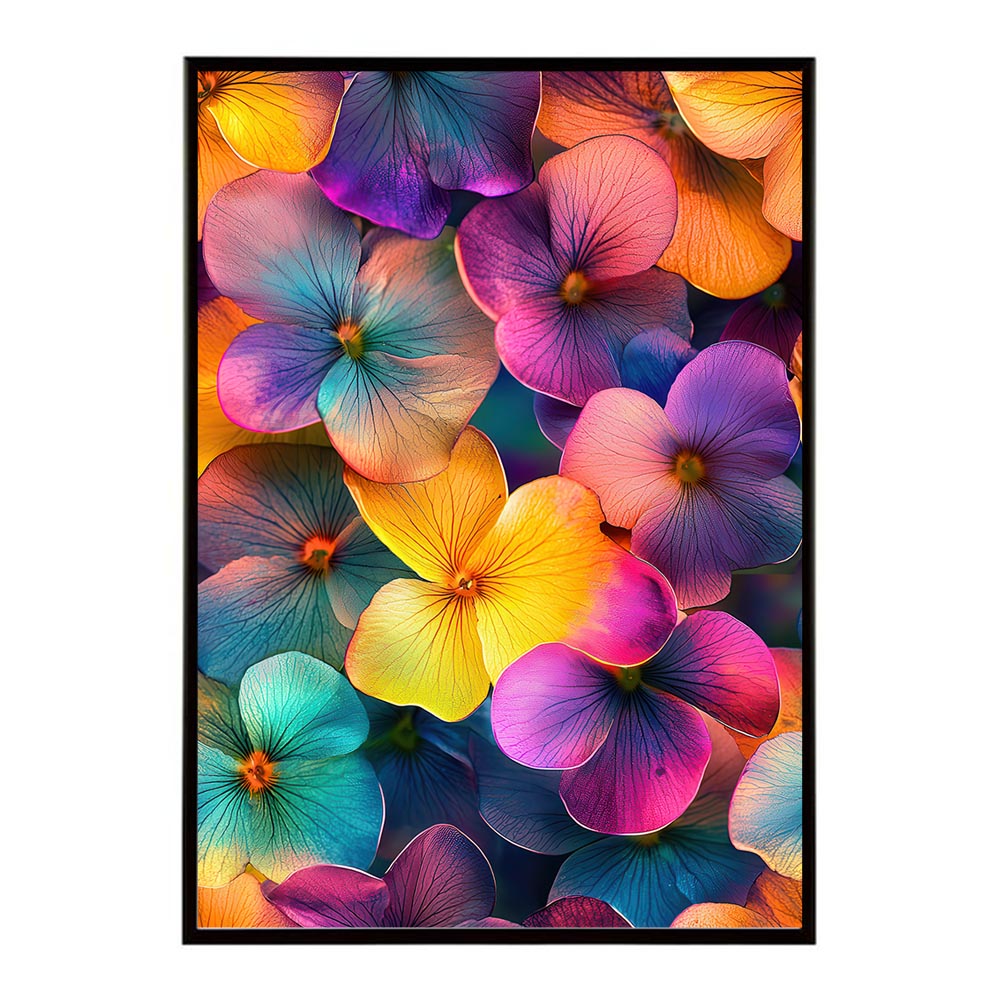 アーティスティックフラワー ポスター 花 絵画 アート 画家 名画 コンセプトアート 油絵 水彩画 絵具 花柄デザイン インテリア雑貨 壁飾り 北欧風 モダンアート フラワーアート 【lh-poster-11208】