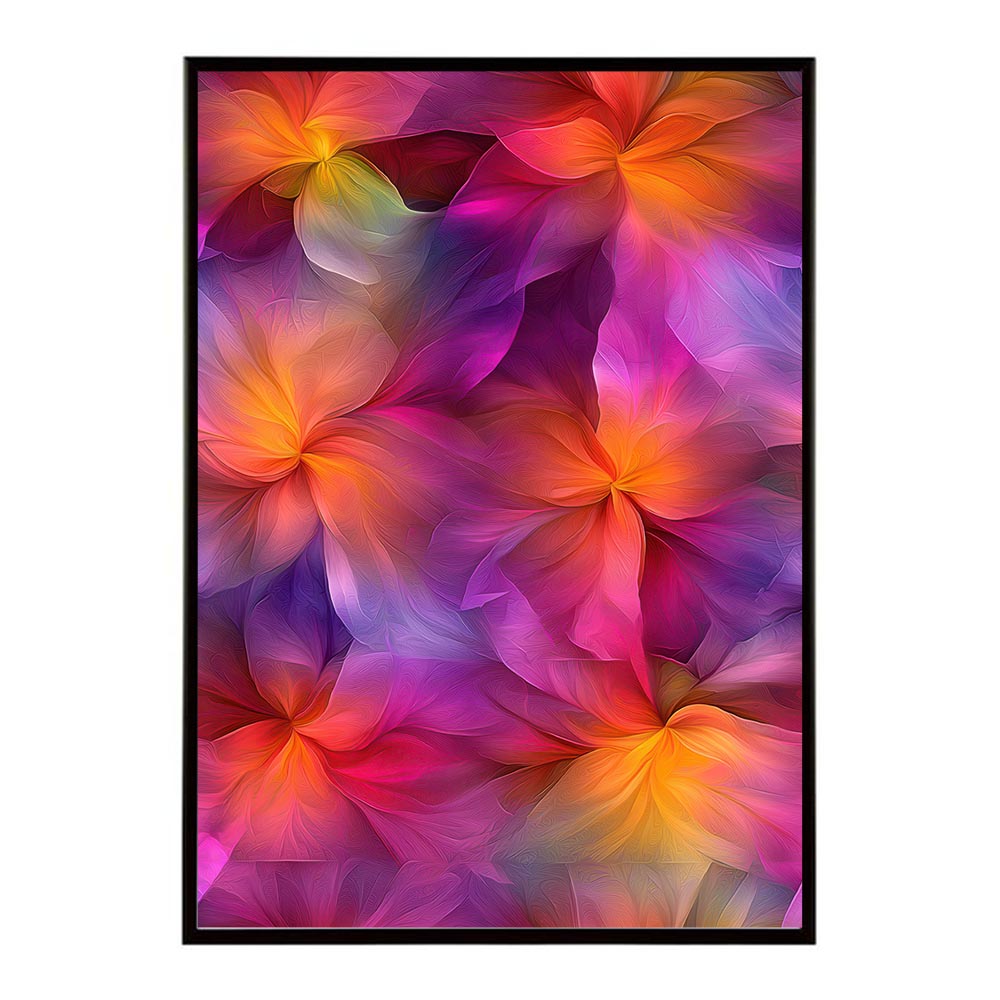 アーティスティックフラワー ポスター 花 絵画 アート 画家 名画 コンセプトアート 油絵 水彩画 絵具 花柄デザイン インテリア雑貨 壁飾り 北欧風 モダンアート フラワーアート 【lh-poster-11233】