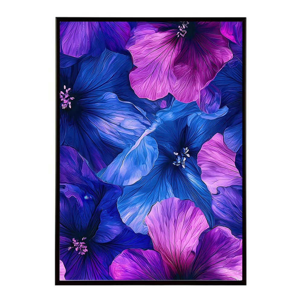 アーティスティックフラワー ポスター 花 絵画 アート 画家 名画 コンセプトアート 油絵 水彩画 絵具 花柄デザイン インテリア雑貨 壁飾り 北欧風 モダンアート フラワーアート 【lh-poster-11242】