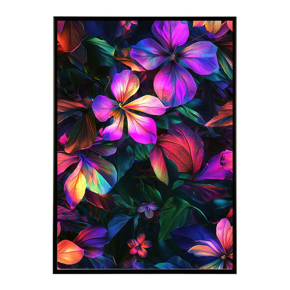 アーティスティックフラワー ポスター 花 絵画 アート 画家 名画 コンセプトアート 油絵 水彩画 絵具 花柄デザイン インテリア雑貨 壁飾り 北欧風 モダンアート フラワーアート 【lh-poster-11264】