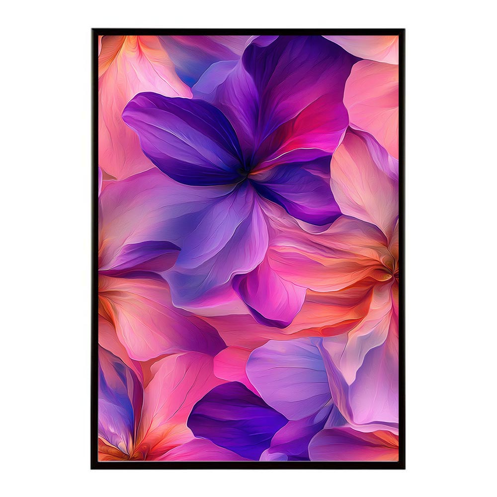 アーティスティックフラワー ポスター 花 絵画 アート 画家 名画 コンセプトアート 油絵 水彩画 絵具 花柄デザイン インテリア雑貨 壁飾り 北欧風 モダンアート フラワーアート 【lh-poster-11268】