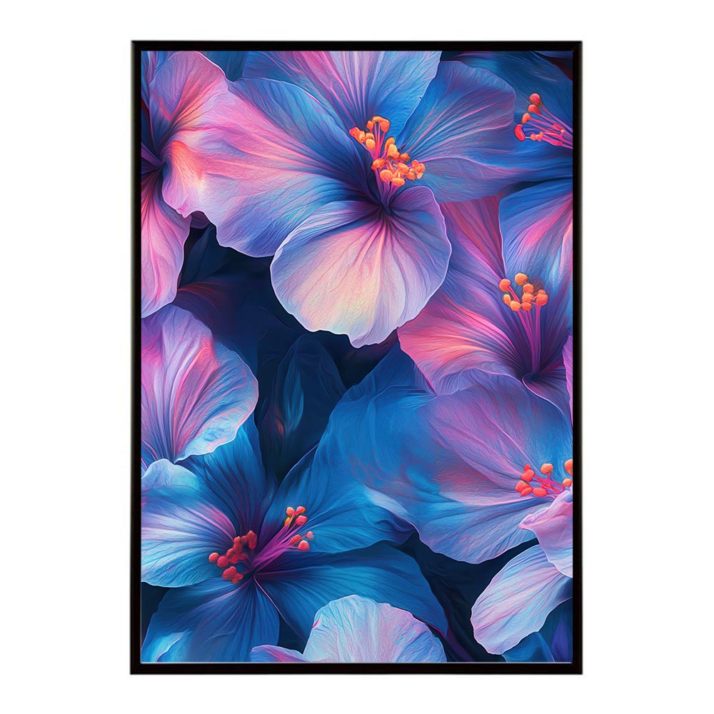 アーティスティックフラワー ポスター 花 絵画 アート 画家 名画 コンセプトアート 油絵 水彩画 絵具 花柄デザイン インテリア雑貨 壁飾り 北欧風 モダンアート フラワーアート 【lh-poster-11270】
