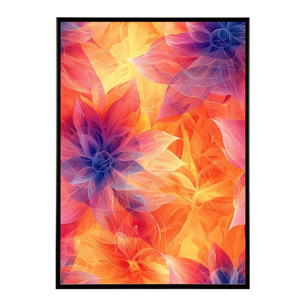 アーティスティックフラワー ポスター 花 絵画 アート 画家 名画 コンセプトアート 油絵 水彩画 絵具 花柄デザイン インテリア雑貨 壁飾り 北欧風 モダンアート フラワーアート 【lh-poster-11283】