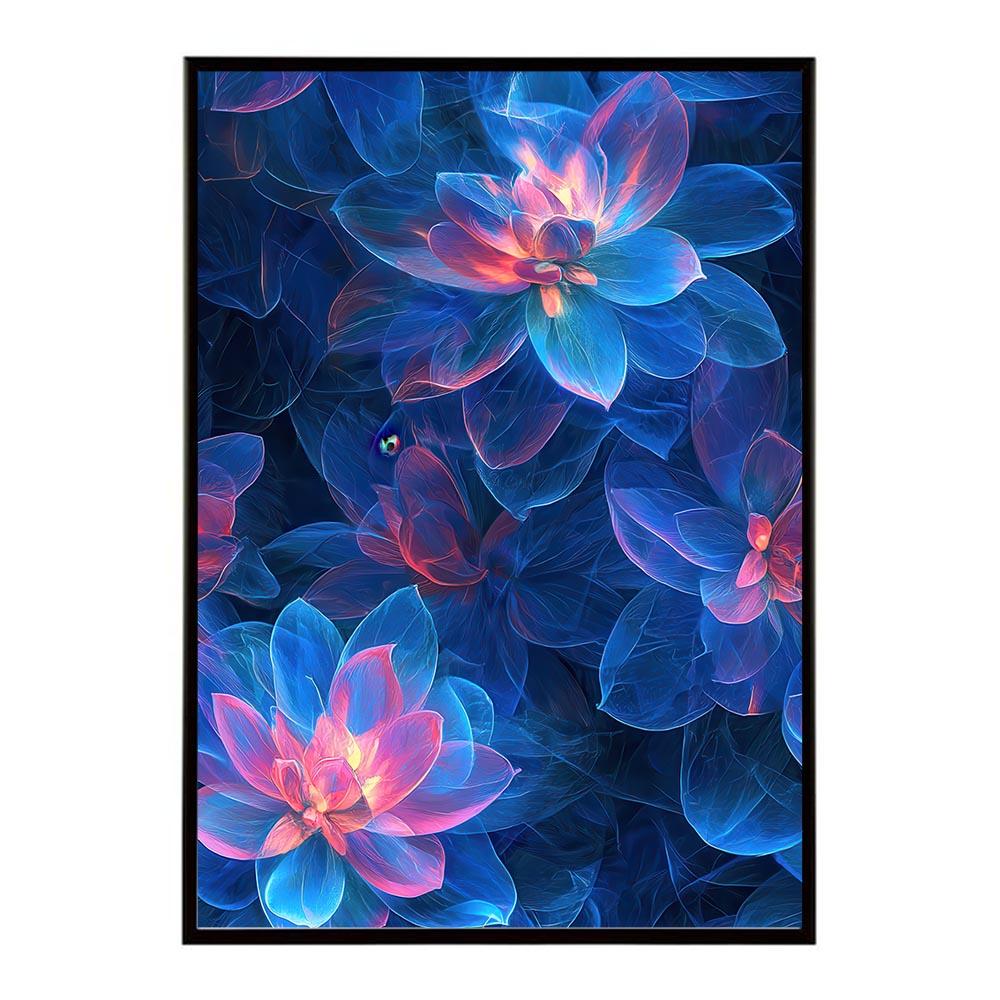 アーティスティックフラワー ポスター 花 絵画 アート 画家 名画 コンセプトアート 油絵 水彩画 絵具 花柄デザイン インテリア雑貨 壁飾り 北欧風 モダンアート フラワーアート 【lh-poster-11285】