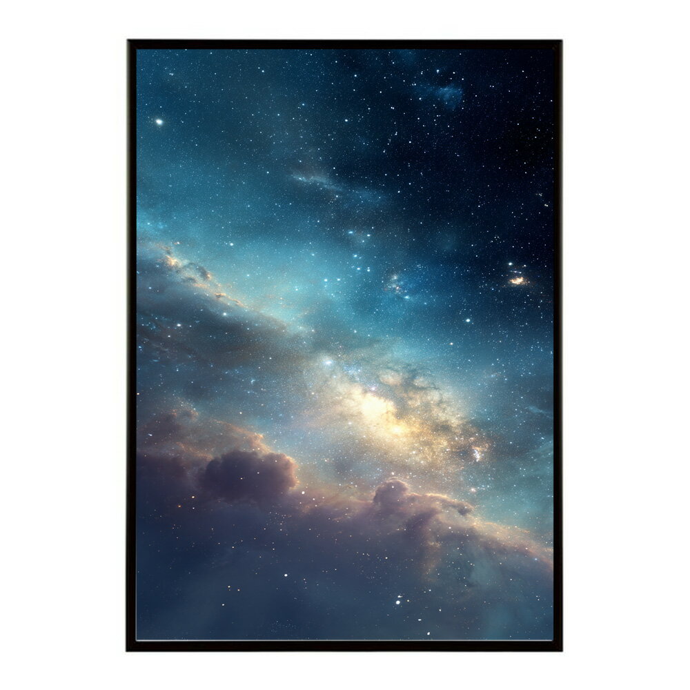 A2サイズ（約42x59cm）】【lm-poster-525】【フレーム付き】宇宙