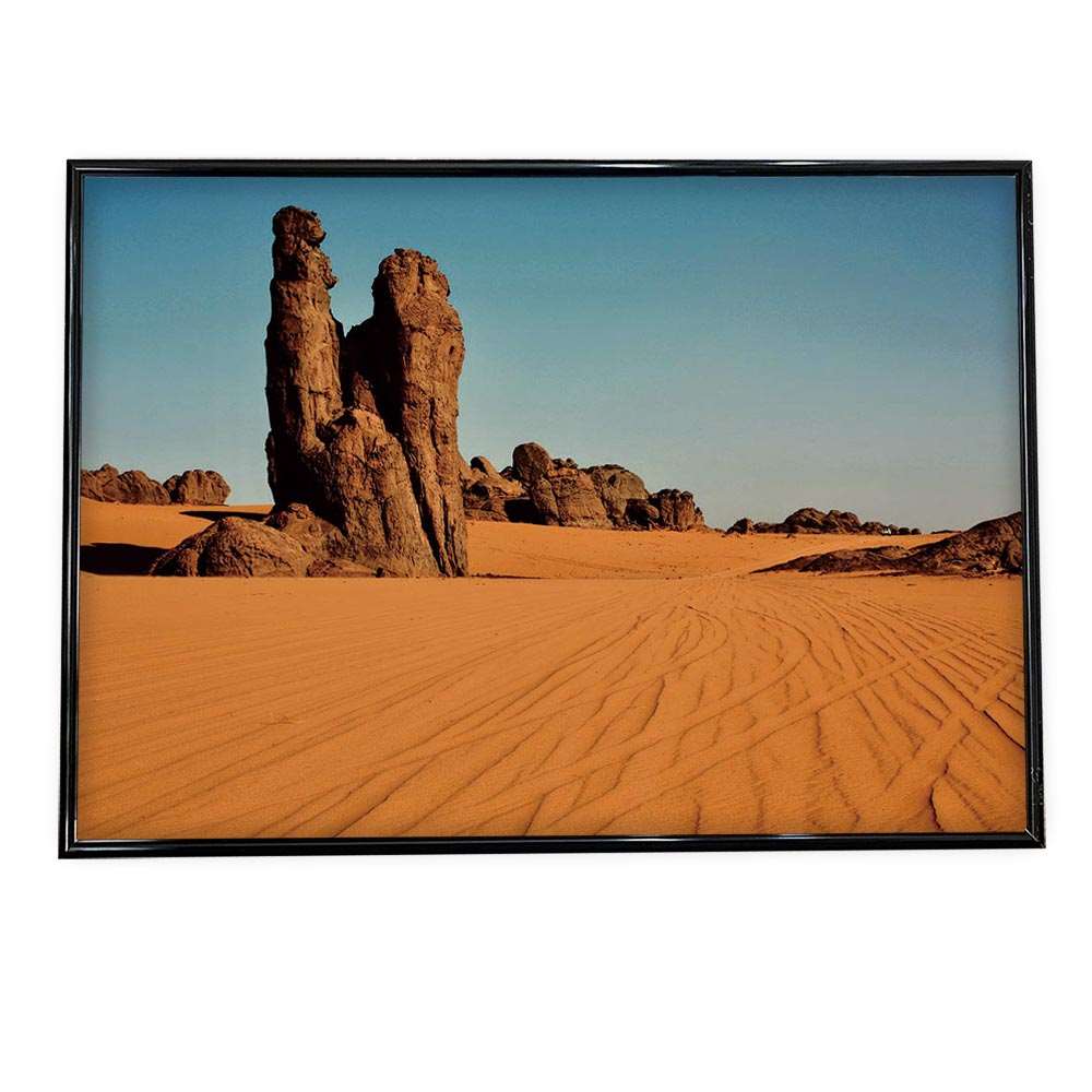 砂漠 砂 ポスター 【用紙×サイズ×デザイン】 アートプリント ポスター インテリア おしゃれ 海外 砂丘 オアシス 中東 砂浜 荒廃 乾燥 さばく 平原 風景【an-poster-215】