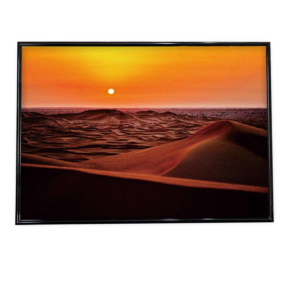 砂漠 砂 ポスター 【用紙×サイズ×デザイン】 アートプリント ポスター インテリア おしゃれ 海外 砂丘 オアシス 中東 砂浜 荒廃 乾燥 さばく 平原 風景【an-poster-223】