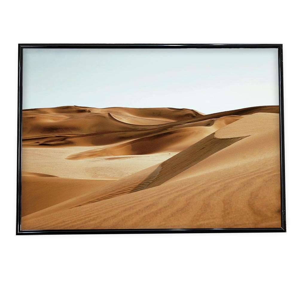 砂漠 砂 ポスター 【用紙×サイズ×デザイン】 アートプリント ポスター インテリア おしゃれ 海外 砂丘 オアシス 中東 砂浜 荒廃 乾燥 さばく 平原 風景【an-poster-238】