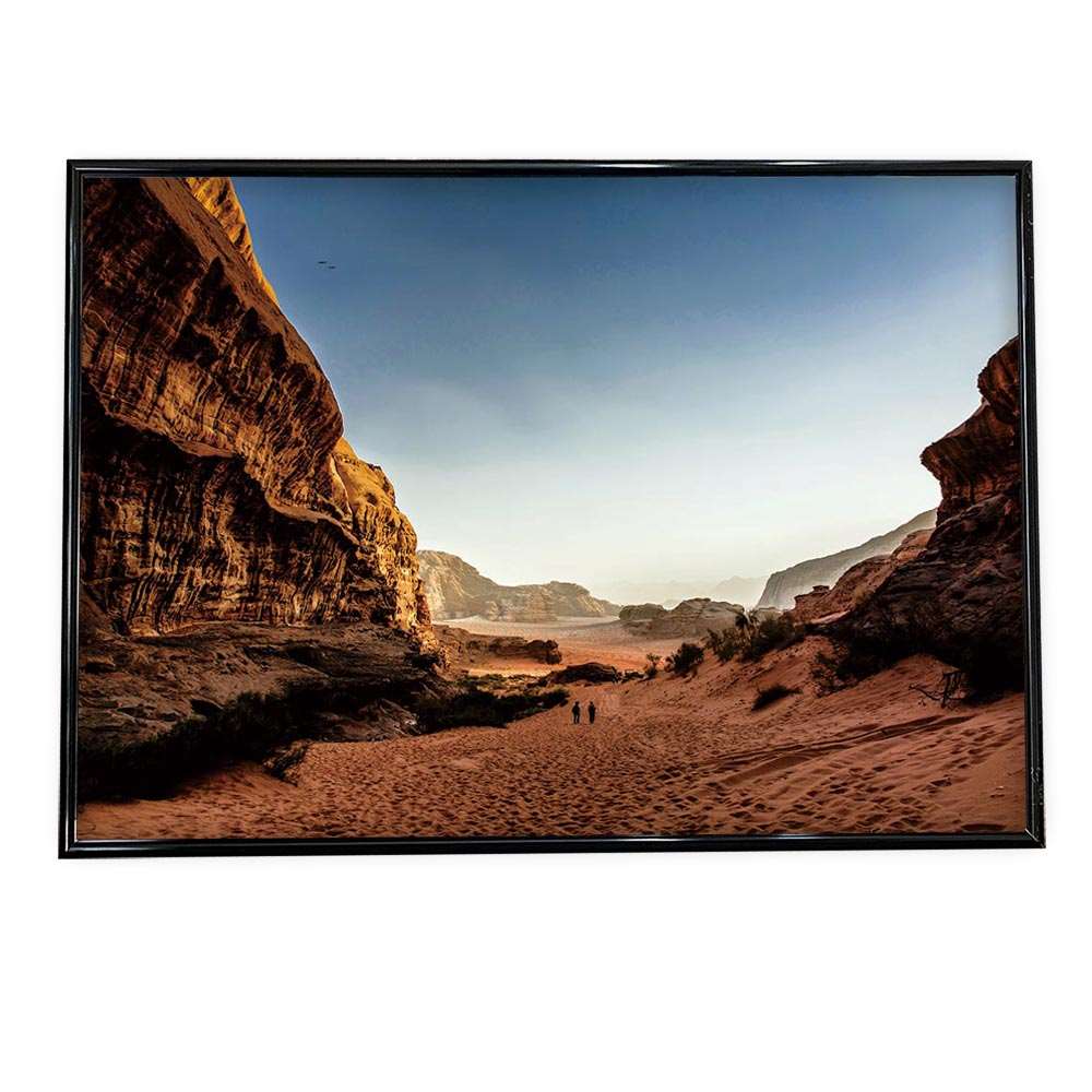 砂漠 砂 ポスター 【用紙×サイズ×デザイン】 アートプリント ポスター インテリア おしゃれ 海外 砂丘 オアシス 中東 砂浜 荒廃 乾燥 さばく 平原 風景【an-poster-242】