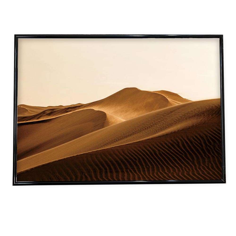 砂漠 砂 ポスター 【用紙×サイズ×デザイン】 アートプリント ポスター インテリア おしゃれ 海外 砂丘 オアシス 中東 砂浜 荒廃 乾燥 さばく 平原 風景【an-poster-259】