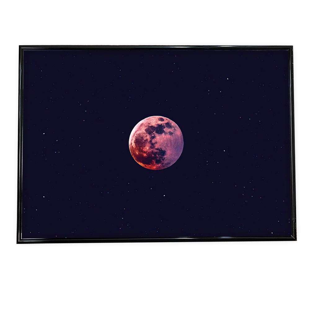 月 ムーン ポスター 宇宙 ユニバース 天体 星 惑星 【用紙×サイズ×デザイン】 ポスター 銀河 衛星 プラネタリウム 宇宙【an-poster-261】