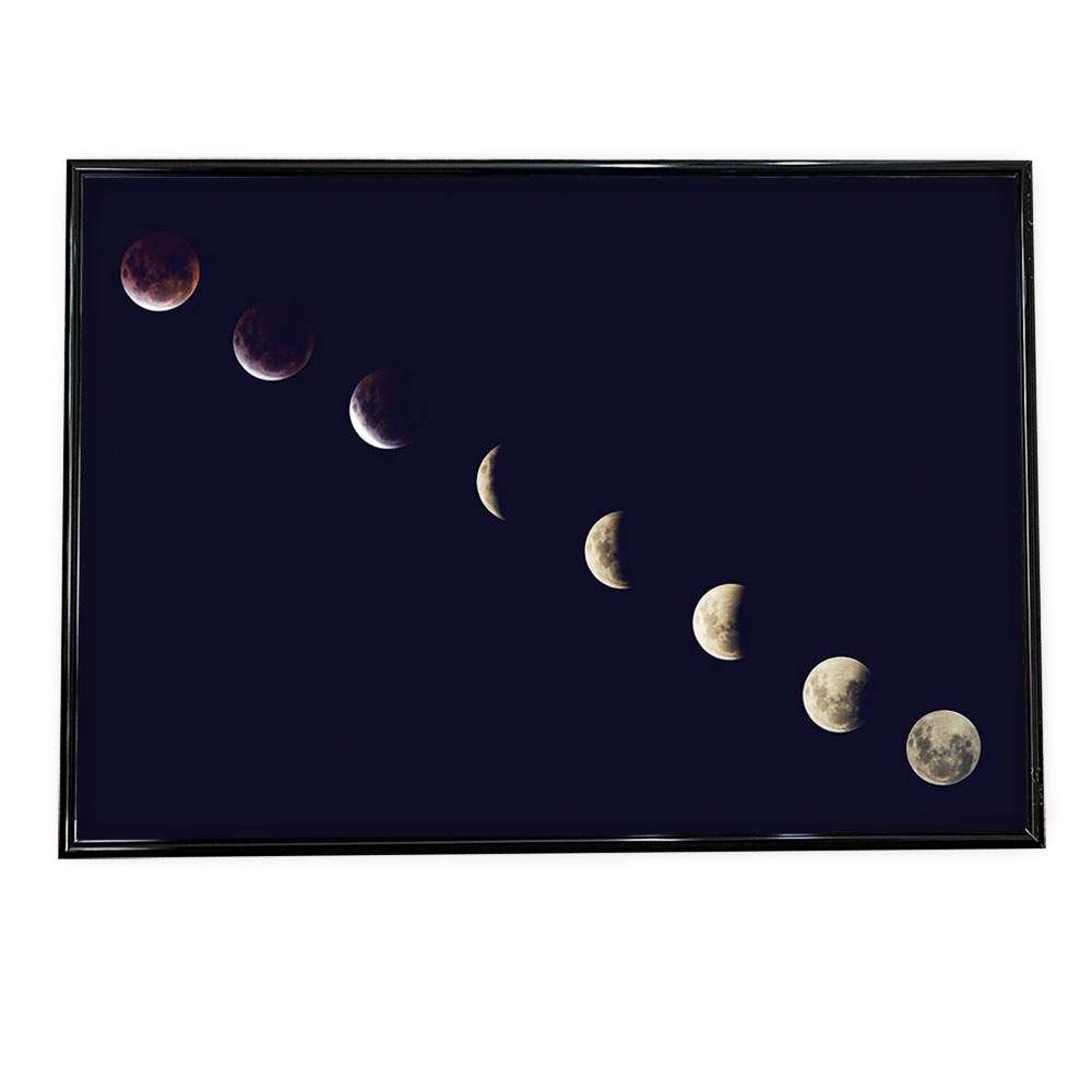 月 ムーン ポスター 宇宙 ユニバース 天体 星 惑星 【用紙×サイズ×デザイン】 ポスター 銀河 衛星 プラネタリウム 宇宙【an-poster-368】