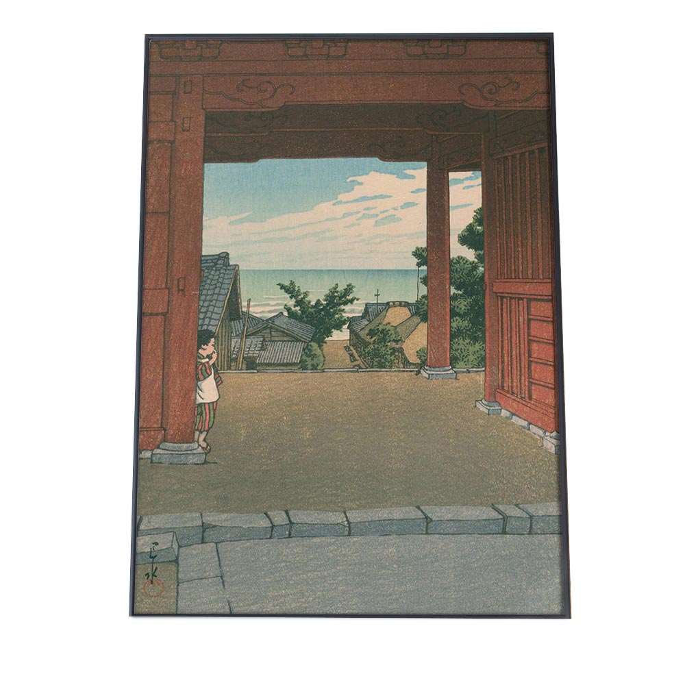 川瀬巴水(かわせはすい) 多聞寺 レプリカ 複製 デジタルリマスター ポスター 【選べる全サイズ＆用紙】 インテリア モダン シンプル オシャレ お洒落 a0 a1 a2 a3 a4 b0 b1 b2 b3 b4【bn-poster-206】