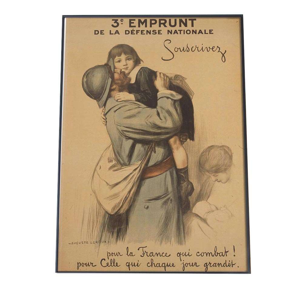 海外 レトロ ポスター Emprunt de la Defense Nationale (1917) レトロ ポスター デジタルリマスター済 復刻 古紙風 アンティーク 古い 歴史 海外 ヴィンテージ インテリア モダン a0 a1 a2 a3 a4 b0 b1 b2 b3 b4 特大 小さい 縦