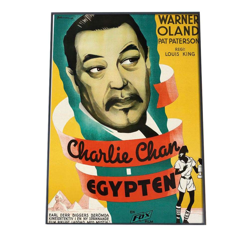 海外 レトロ ポスター Charlie Chan in Egypt (1935) レトロ ポスター デジタルリマスター済 復刻 古紙風 アンティーク 古い 歴史 海外 ヴィンテージ インテリア おしゃれ ポスター モダン a0 a1 a2 a3 a4 b0 b1 b2 b3 b4 特大 小さい 縦【bn-poster-539】