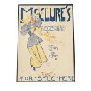 海外 レトロ ポスター McClure’s magazine for sale here (ca. 1890?1920) レトロ ポスター デジタルリマスター済...