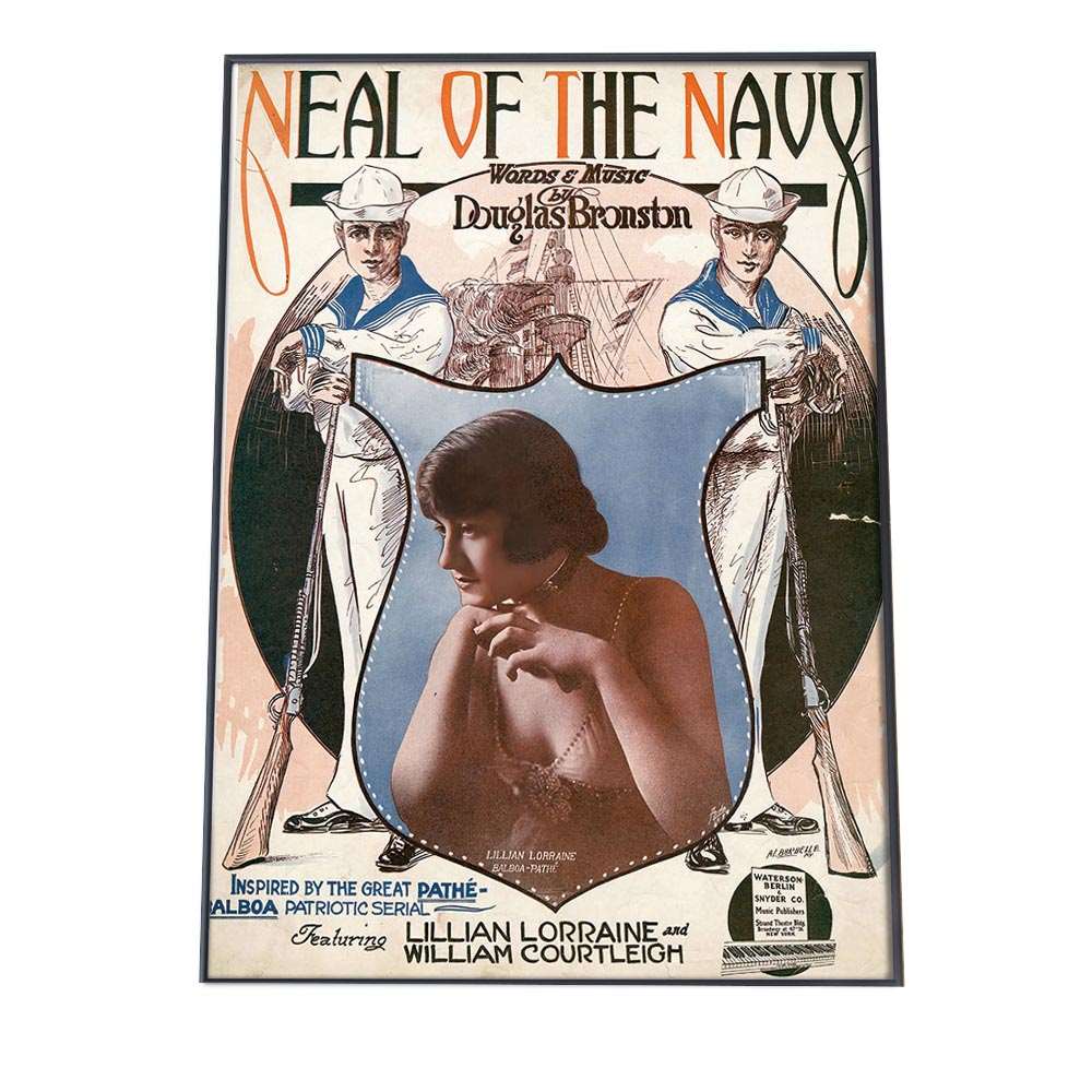 海外 レトロ ポスター Neal Of The Navy (1915) レトロ ポスター デジタルリマスター済 復刻 古紙風 アンティーク 古い 歴史 海外 ヴィンテージ インテリア おしゃれ ポスター モダン a0 a1 a2 a3 a4 b0 b1 b2 b3 b4 特大 小さい 縦【bn-poster-562】