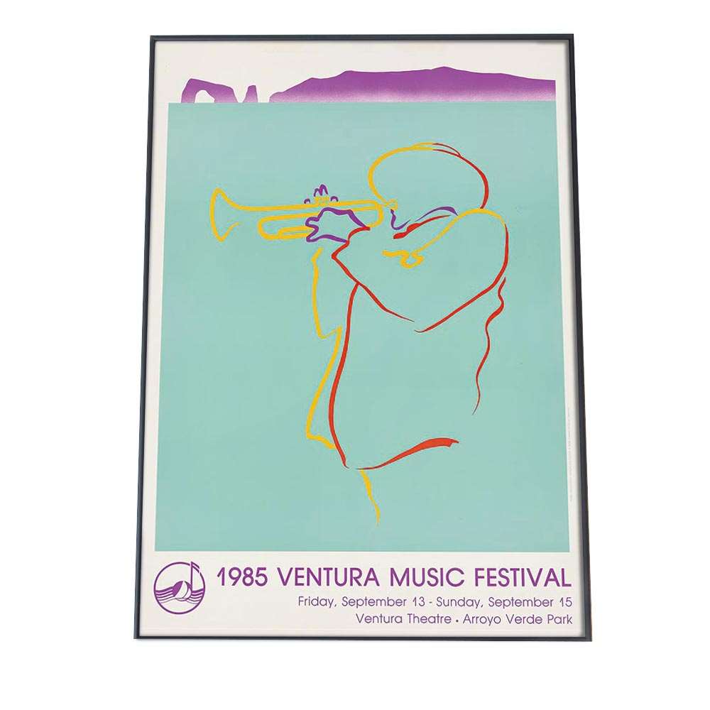 古いレトロ ポスター リマスター レプリカ 【選べる全サイズ＆用紙】 1985 Ventura music festival (1985)【bn-poster-596】