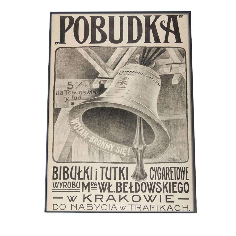 古いレトロ ポスター リマスター レプリカ 【選べる全サイズ＆用紙】 Pobudka’ ? Bibu?ki i tutki cygaretowe (1912)【bn-poster-654】