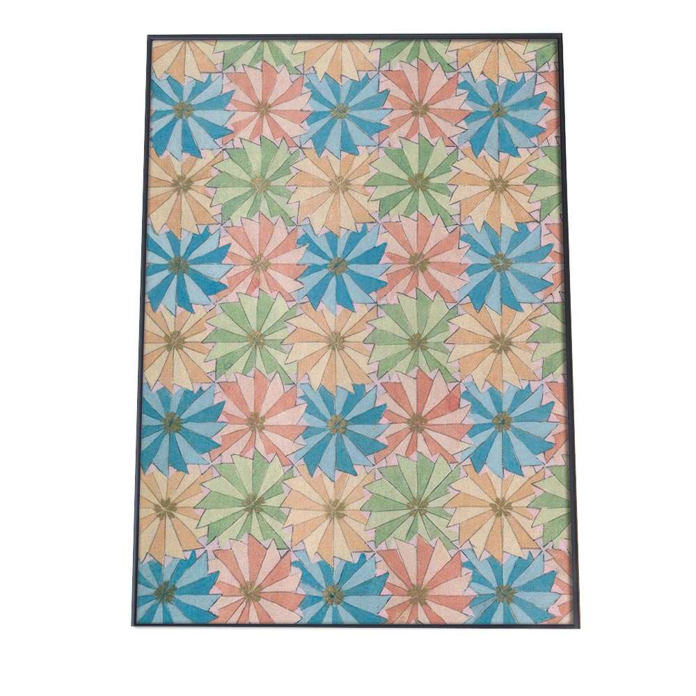 風車 歯車 和柄 ポスター 日本和柄 日本 伝統 和風 旅館 古民家 和室 古典 大正ロマン 柄 おしゃれ アート モダン 絵 画 a0 a1 a2 a3 a4 b0 b1 b2 b3 b4 縦【bn-poster-802】