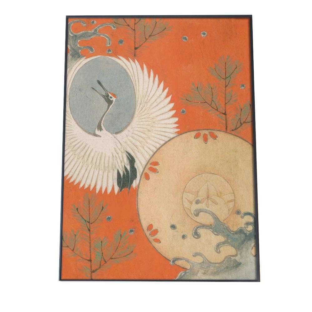 和柄 ポスター 日本和柄 日本 伝統 和風 旅館 古民家 和室 古典 大正ロマン 柄 おしゃれ アート モダン 絵 画 a0 a1 a2 a3 a4 b0 b1 b2 b3 b4 縦【bn-poster-811】