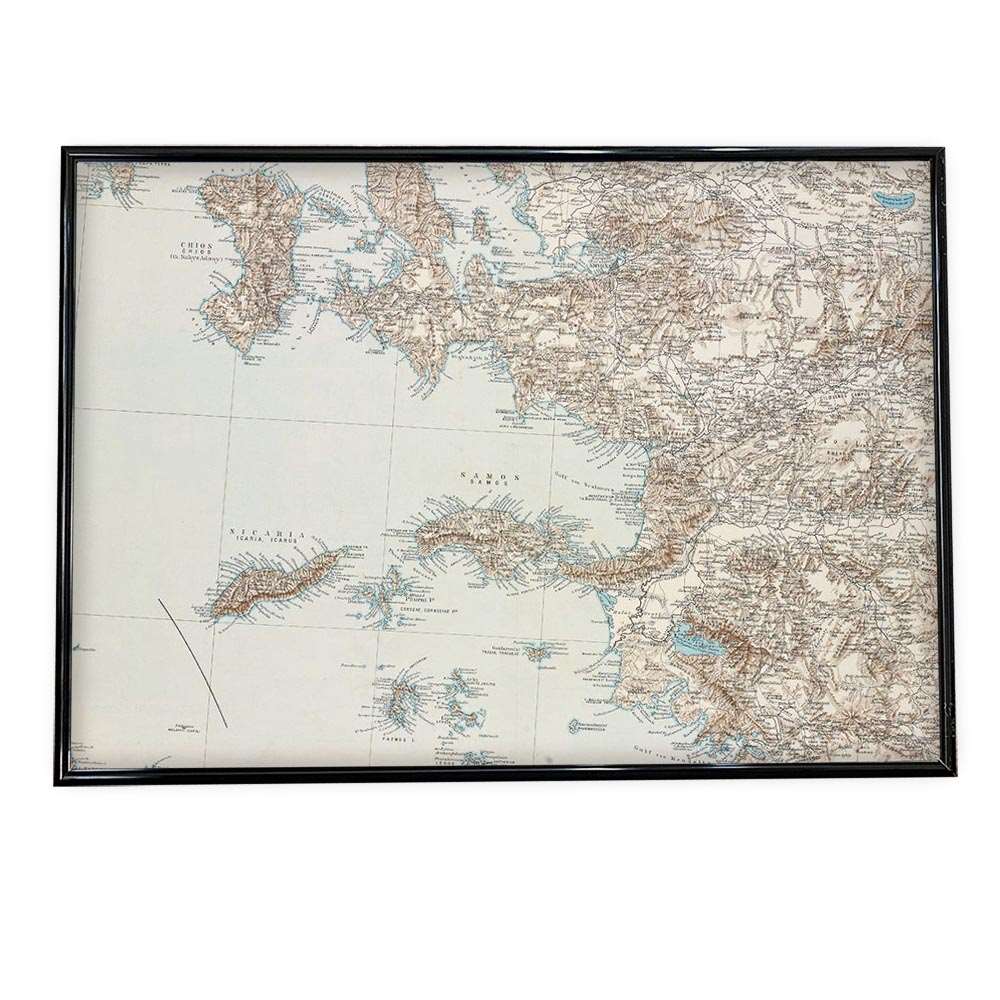 ポスター 地図 古い アンティーク 古紙 マップ 【用紙×サイズ×デザイン】 インテリア おしゃれ アート モダン シンプル お洒落 a0 a1 a2 a3 a4 b0 b1 b2 b3 b4 特大 大きい 小さい 横【bn-poster-932】