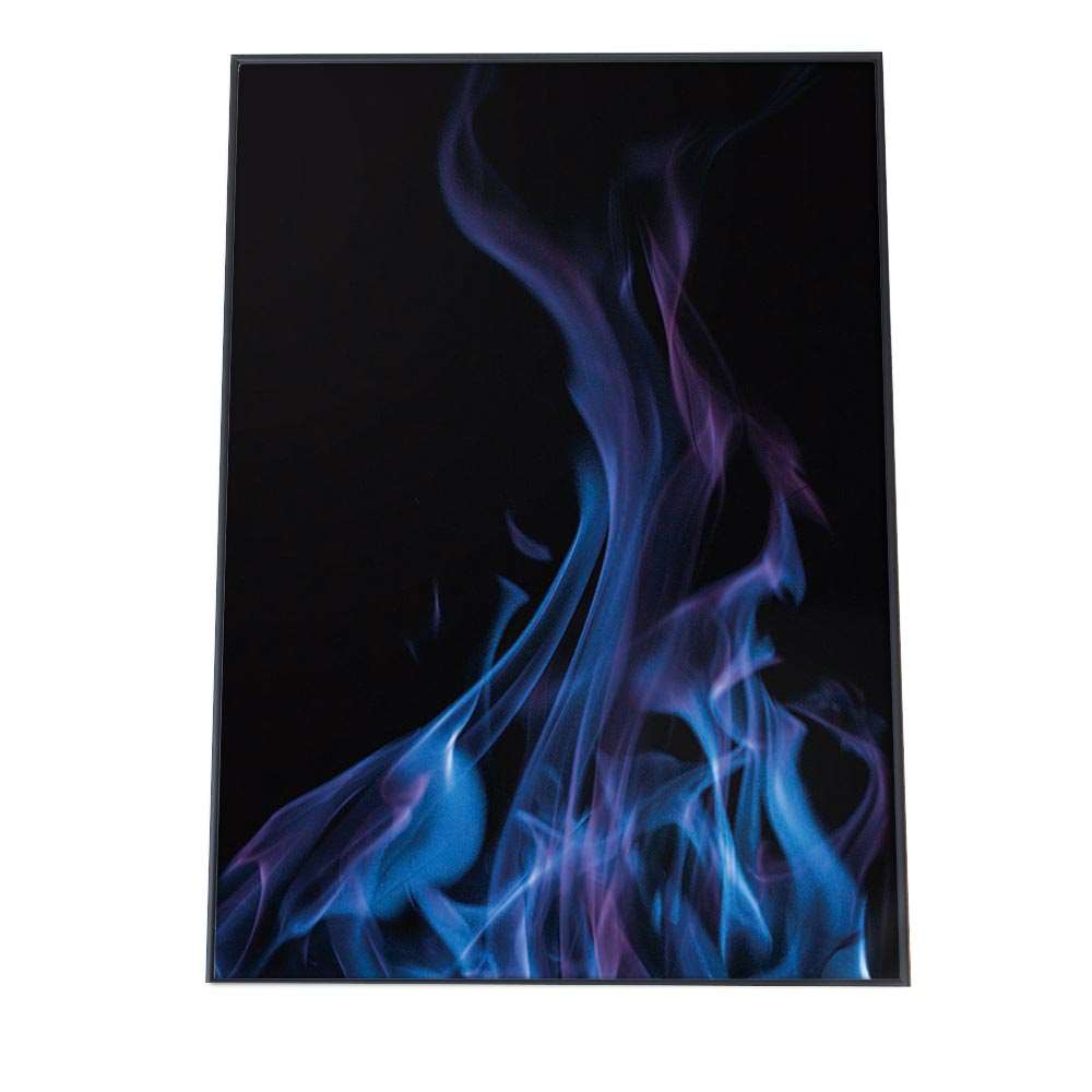 炎 火 青 熱 ポスター 【選べる全サイズ＆用紙】 ポスター フォト フレーム オシャレ アート モダン 炎 キャンプ ファイア 火 オレンジ 暖炉 あったかい 冬 幻想的 ファイヤー a0 a1 a2 a3 a4 b0 b1 b2 b3 b4 特大 小さい 縦【ki-poster-135】