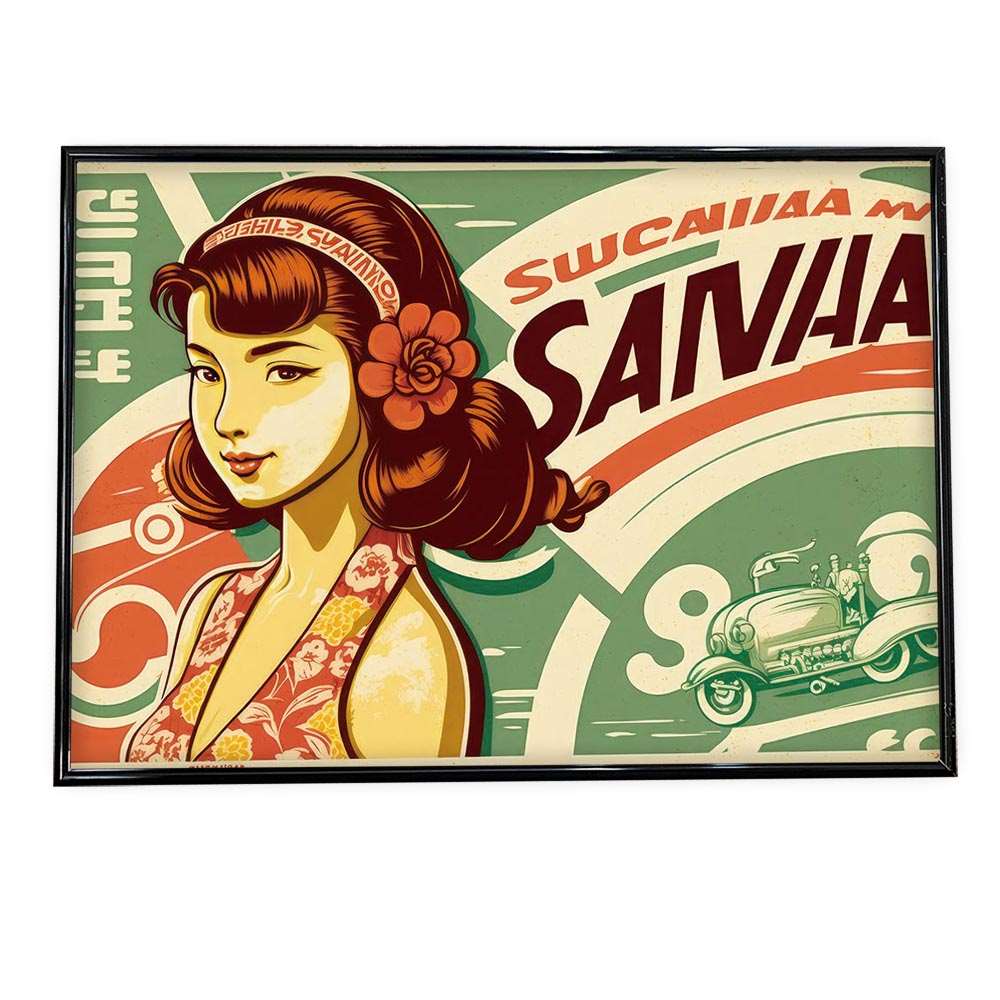 おしゃれ レトロ ブリキ風 ポスター 【選べる全サイズ＆用紙】 アートプリント ポスター インテリア おしゃれ レトロ ブリキ風 アメリカン 海外 お洒落 a0 a1 a2 a3 a4 b0 b1 b2 b3 b4 特大 大きい 小さい 横【lh-poster-708】