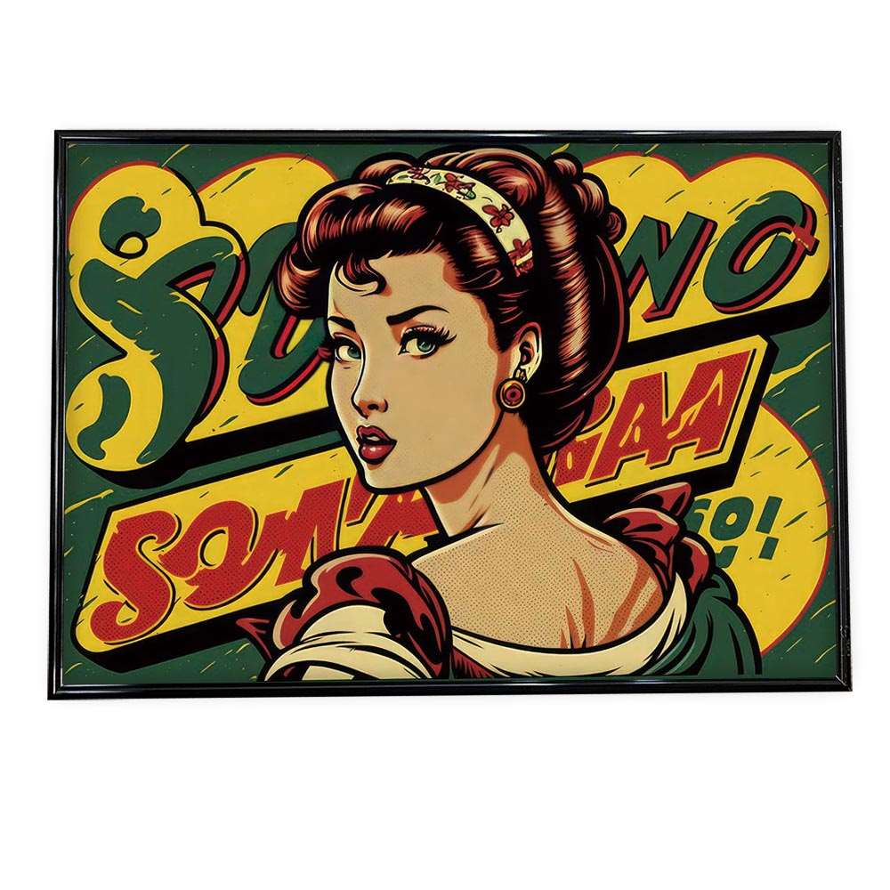 ブリキ風 アメリカン 海外 ヴィンテージ 昭和 ポスター 【選べる全サイズ＆用紙】 アートプリント ポスター インテリア おしゃれ レトロ モダン シンプル オシャレ お洒落 a0 a1 a2 a3 a4 b0 b1 b2 b3 b4 特大 大きい 小さい 横【lh-poster-713】