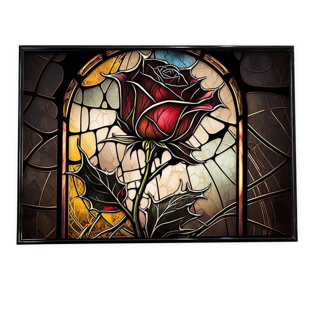 薔薇 アート CG メルヘン ポスター 【選べる全サイズ＆用紙】おしゃれ ファッション ポスター アート ..