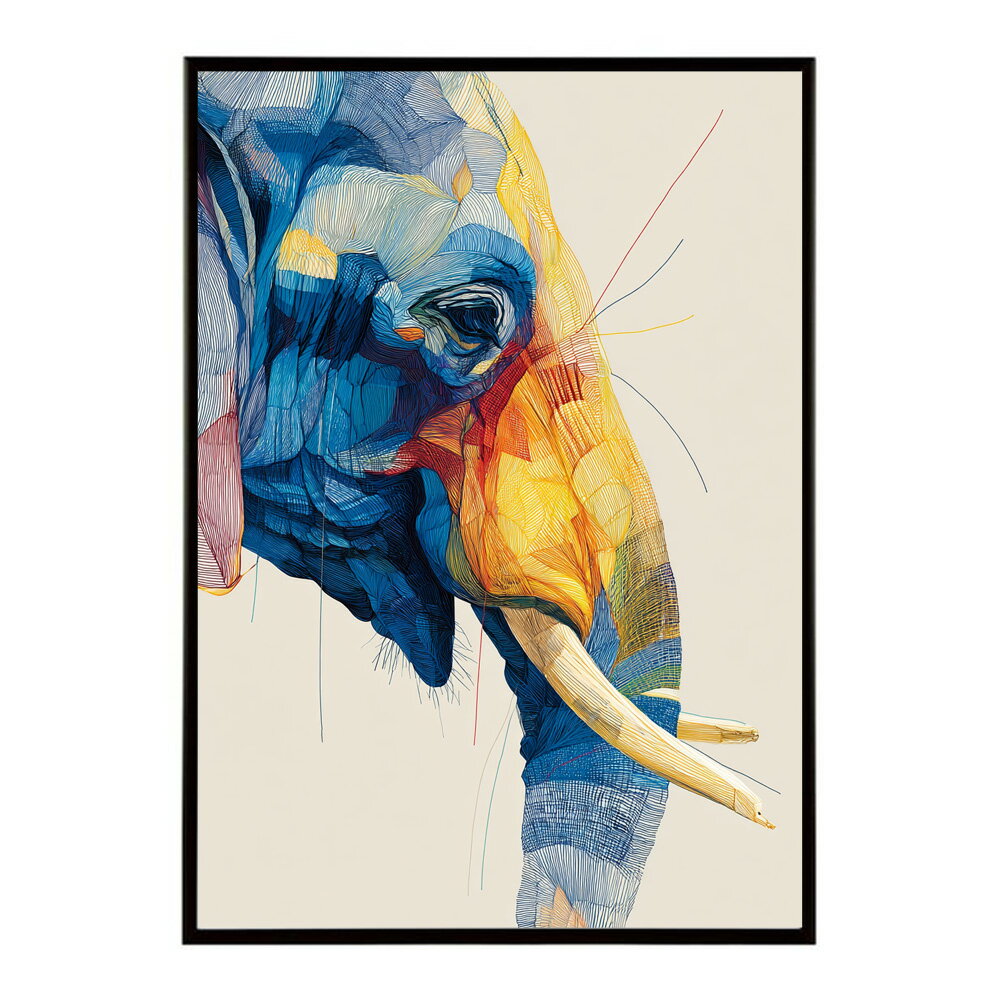 アーティスティックアニマル レインボー 虹 カラフル ポップ 野生動物 子供 マサイ サバンナ ポスター 用紙とサイズが選べる インテリア おしゃれ プリントポスター フォト イラスト お洒落 特大 大きい【lm-poster-2030】