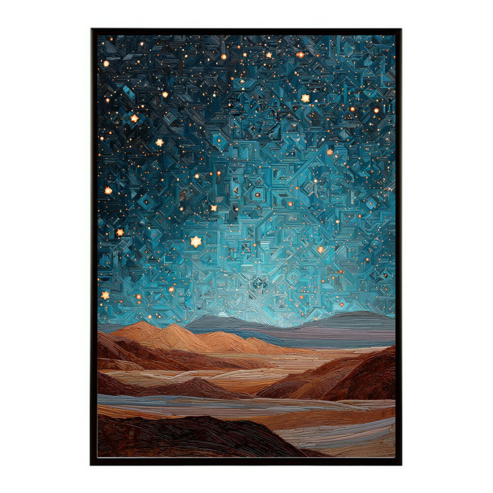A2サイズ（約42x59cm）】【lm-poster-2333】【フレーム付き】夜景 絵画