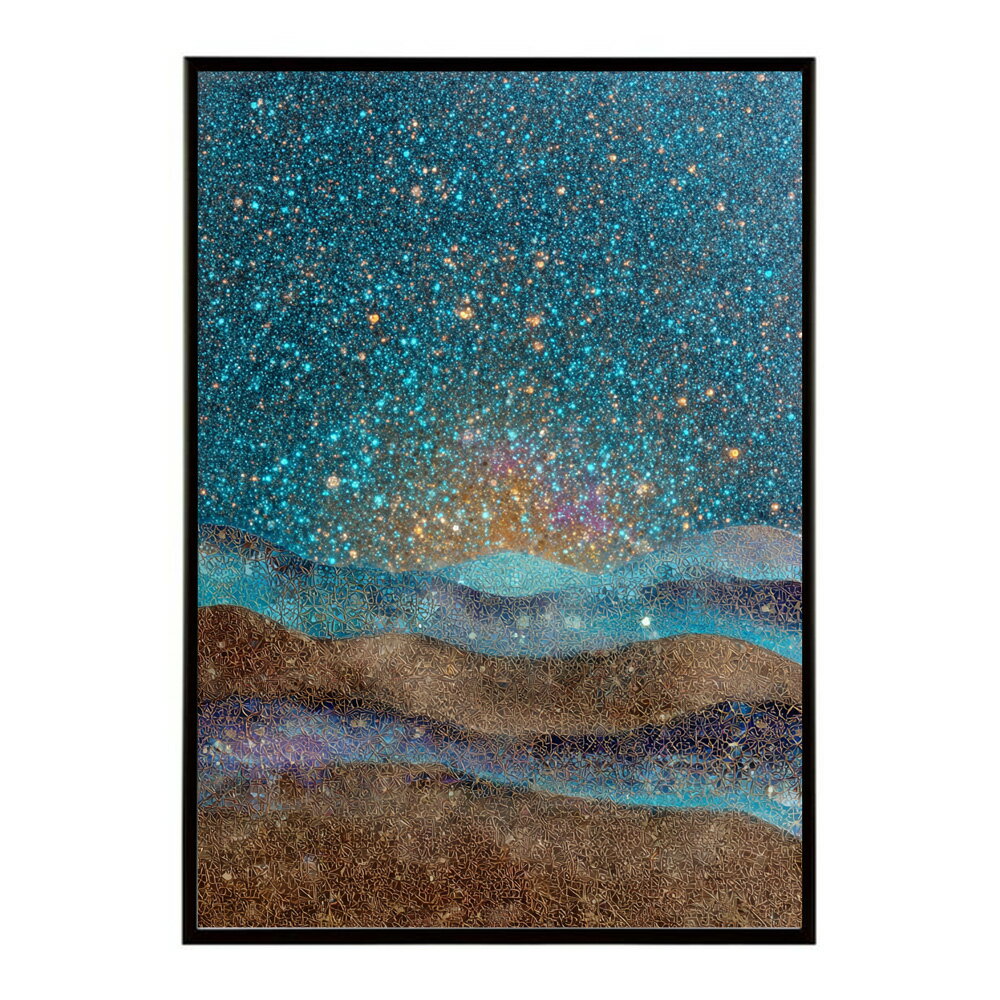 Rakuten - 夜景 絵画 イラスト 星空 手書き 油絵 ポスター 用紙とサイズが選べる インテリア おしゃれ プリントポスター フォト イラスト お洒落 特大 大きい【lm-poster-2335】