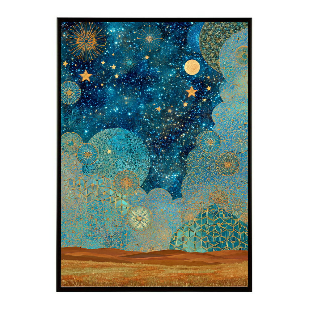 Rakuten - 夜景 絵画 イラスト 星空 手書き 油絵 ポスター 用紙とサイズが選べる インテリア おしゃれ プリントポスター フォト イラスト お洒落 特大 大きい【lm-poster-2340】