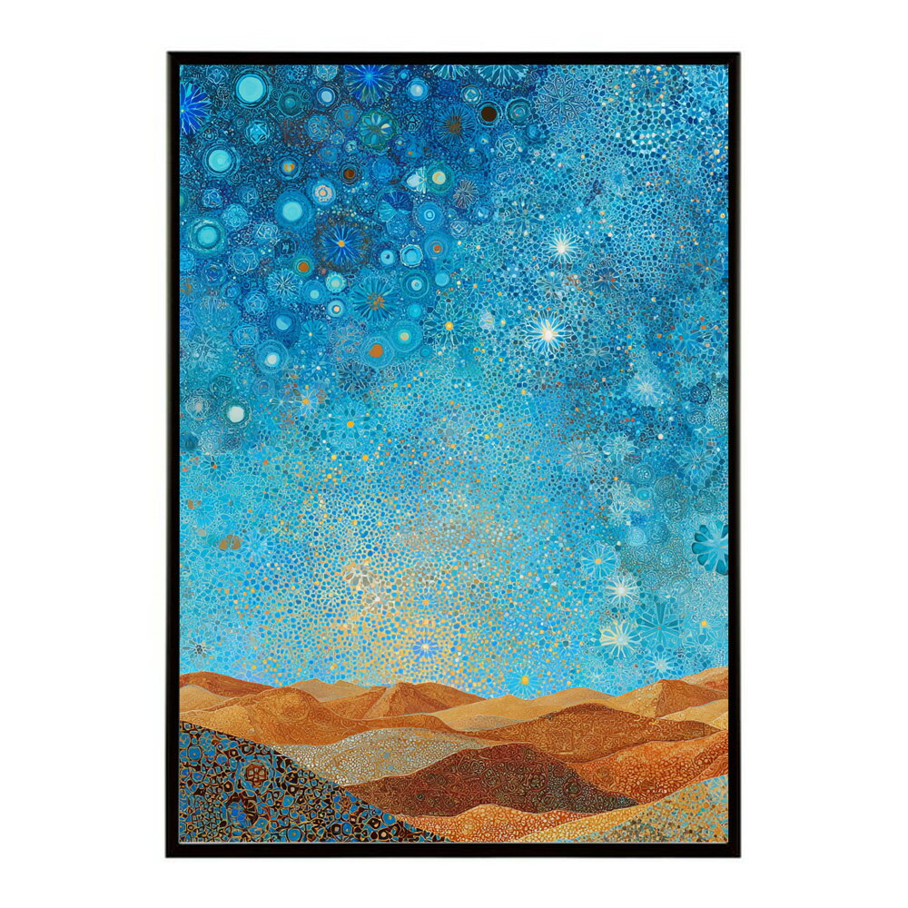 夜景 絵画 イラスト 星空 手書き 油絵 ポスター 用紙とサイズが選べる インテリア おしゃれ プリントポスター フォト イラスト お洒落 特大 大きい【lm-poster-2347】