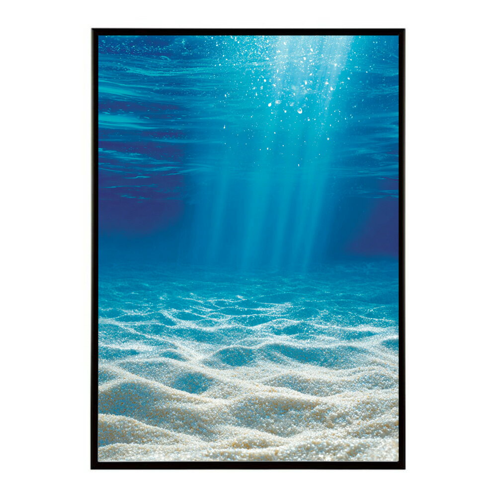 Rakuten - ポスター インテリア 水色界隈 おしゃれ 部屋飾り 深海 海 青 光 幻想的 プリントポスター 特大 大きい 推し活 壁掛け お洒落 神秘的【lm-poster-4010】