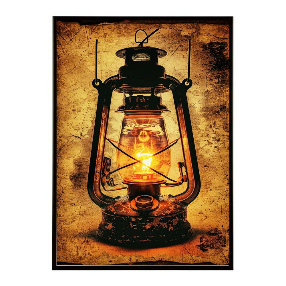 ランタン キャンプ 明かり ランプ グランピング レトロ ビンテージ ポスター 用紙とサイズが選べる 用紙とサイズが選べる インテリア おしゃれ プリントポスター フォト イラスト お洒落 特大 大きい【lm-poster-4042】