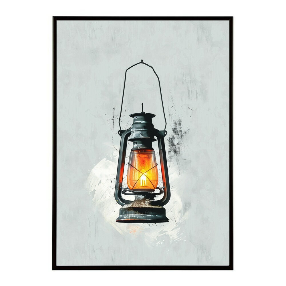 ランタン キャンプ 明かり ランプ グランピング レトロ ビンテージ ポスター 用紙とサイズが選べる 用紙とサイズが選べる インテリア おしゃれ プリントポスター フォト イラスト お洒落 特大 大きい【lm-poster-4043】