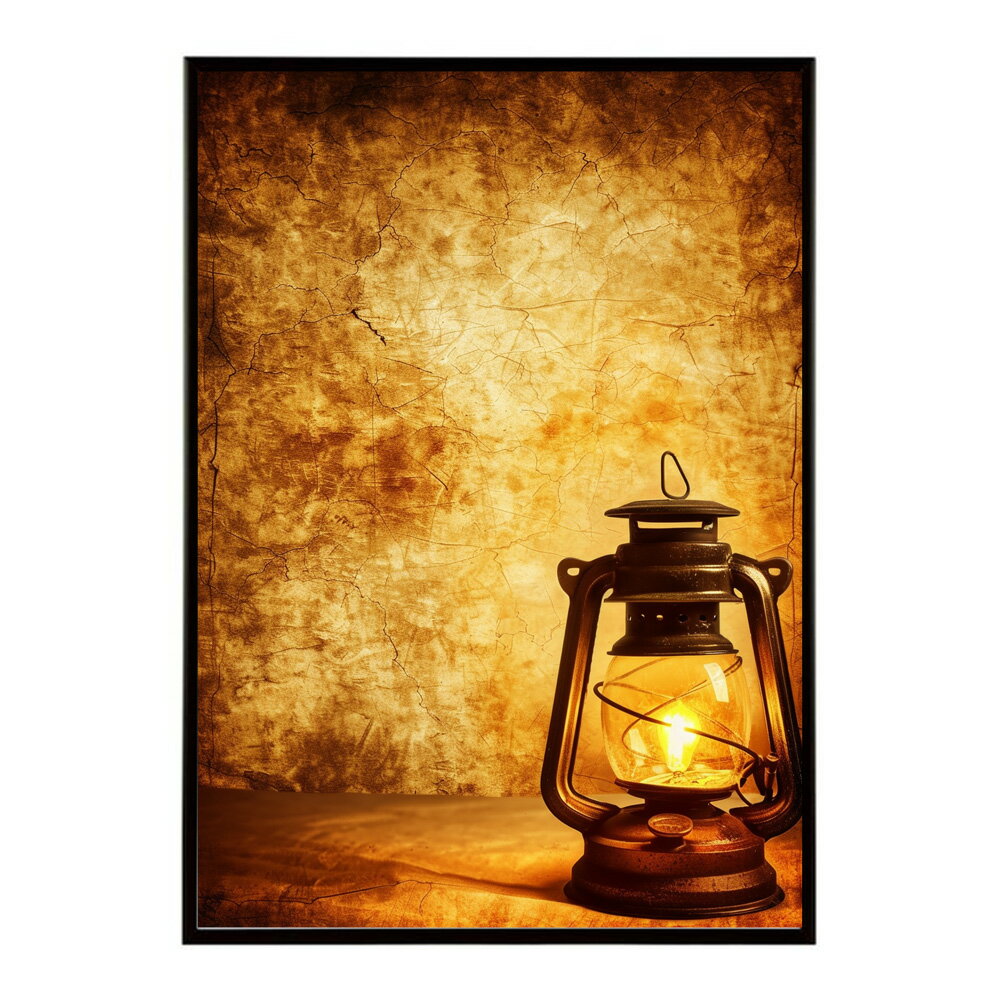 ランタン キャンプ 明かり ランプ グランピング レトロ ビンテージ ポスター 用紙とサイズが選べる 用紙とサイズが選べる インテリア おしゃれ プリントポスター フォト イラスト お洒落 特大 大きい【lm-poster-4044】