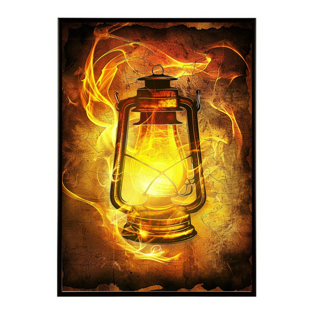 ランタン キャンプ 明かり ランプ グランピング レトロ ビンテージ ポスター 用紙とサイズが選べる 用紙とサイズが選べる インテリア おしゃれ プリントポスター フォト イラスト お洒落 特大 大きい【lm-poster-4047】