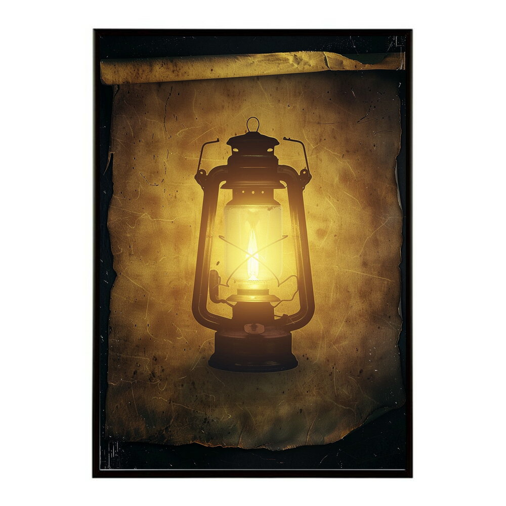 ランタン キャンプ 明かり ランプ グランピング レトロ ビンテージ ポスター 用紙とサイズが選べる 用紙とサイズが選べる インテリア おしゃれ プリントポスター フォト イラスト お洒落 特大 大きい【lm-poster-4053】