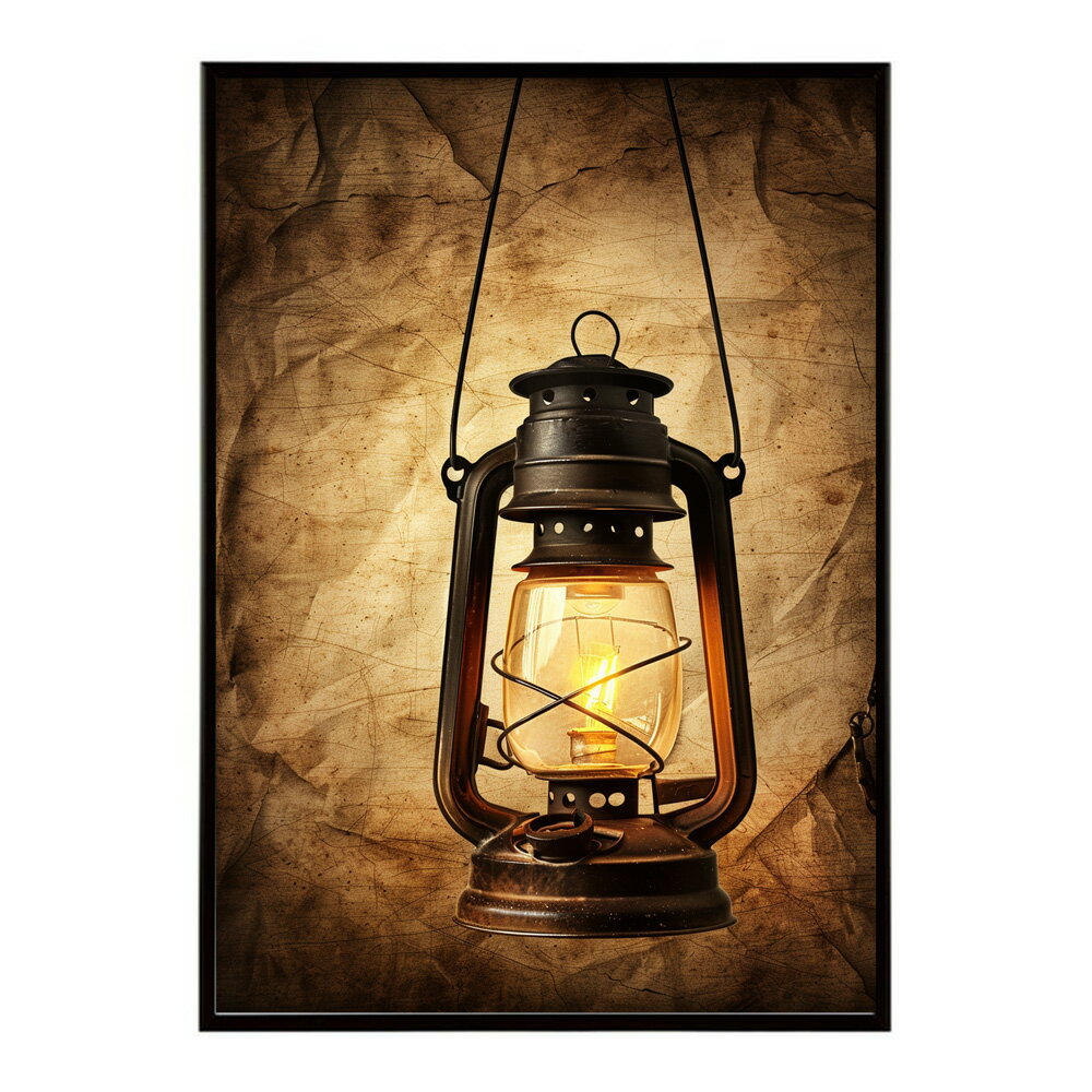 ランタン キャンプ 明かり ランプ グランピング レトロ ビンテージ ポスター 用紙とサイズが選べる 用紙とサイズが選べる インテリア おしゃれ プリントポスター フォト イラスト お洒落 特大 大きい【lm-poster-4057】