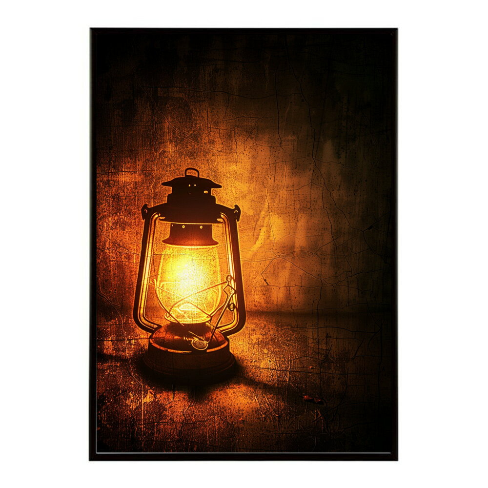 ランタン キャンプ 明かり ランプ グランピング レトロ ビンテージ ポスター 用紙とサイズが選べる 用紙とサイズが選べる インテリア おしゃれ プリントポスター フォト イラスト お洒落 特大 大きい【lm-poster-4060】