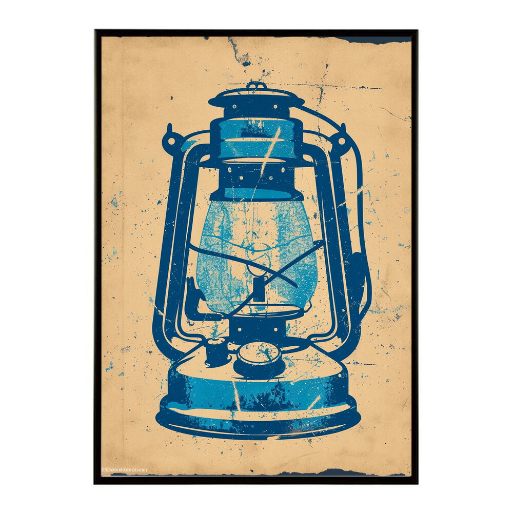 ランタン キャンプ 明かり ランプ グランピング レトロ ビンテージ ポスター 用紙とサイズが選べる 用紙とサイズが選べる インテリア おしゃれ プリントポスター フォト イラスト お洒落 特大 大きい【lm-poster-4066】