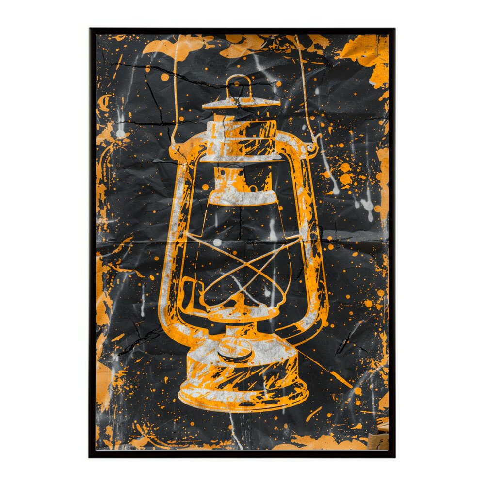 ランタン キャンプ 明かり ランプ グランピング レトロ ビンテージ ポスター 用紙とサイズが選べる 用紙とサイズが選べる インテリア おしゃれ プリントポスター フォト イラスト お洒落 特大 大きい【lm-poster-4083】